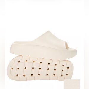 White Platform Slides small
